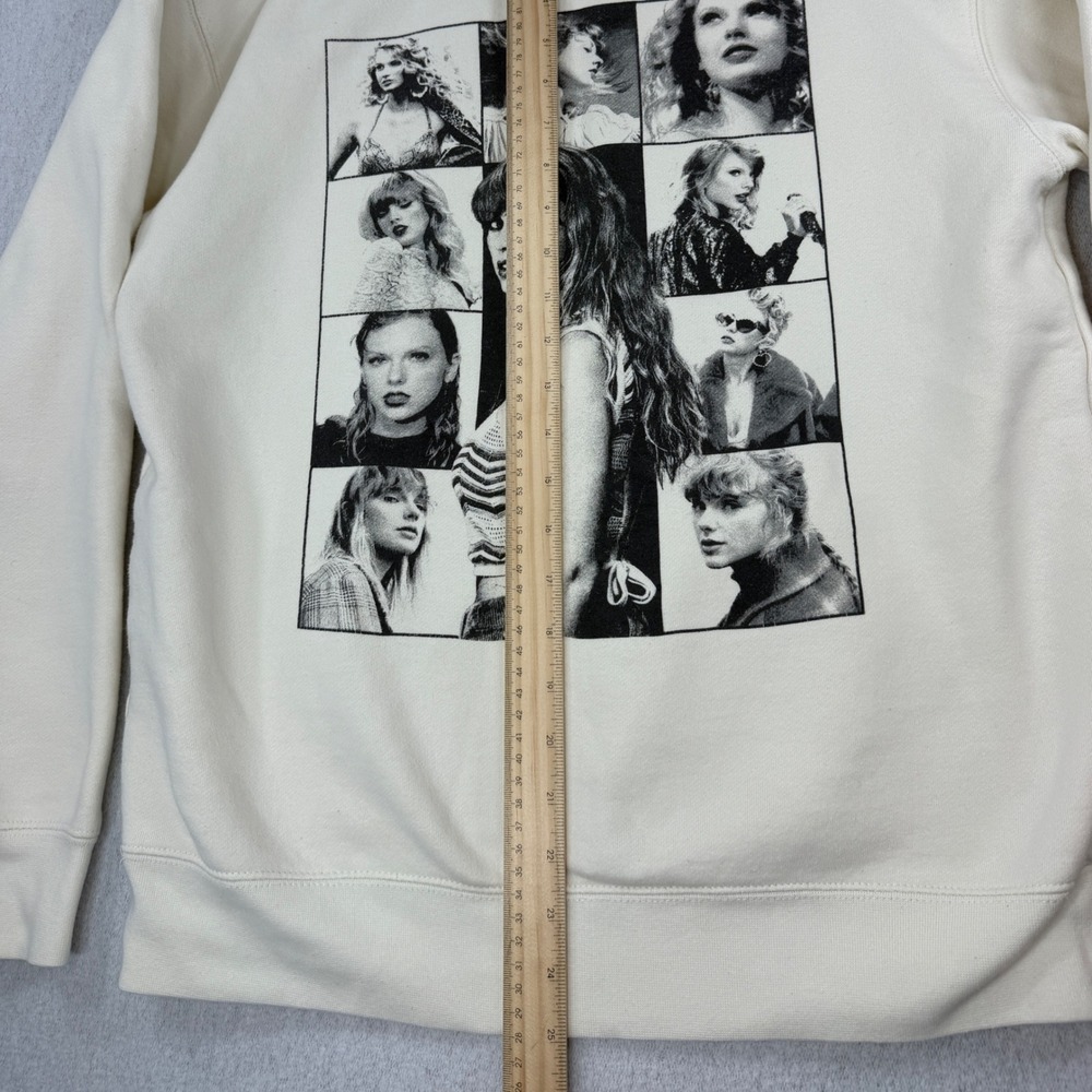 Taylor Swift The Eras Tour Hoodie Cream Off White Independent trading Co small - Picture 3 of 9